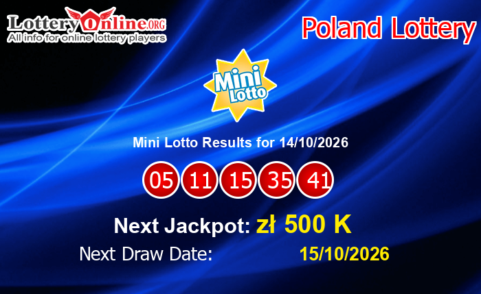 LatestMini Lotto Results