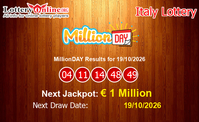 LatestMillionDAY Results