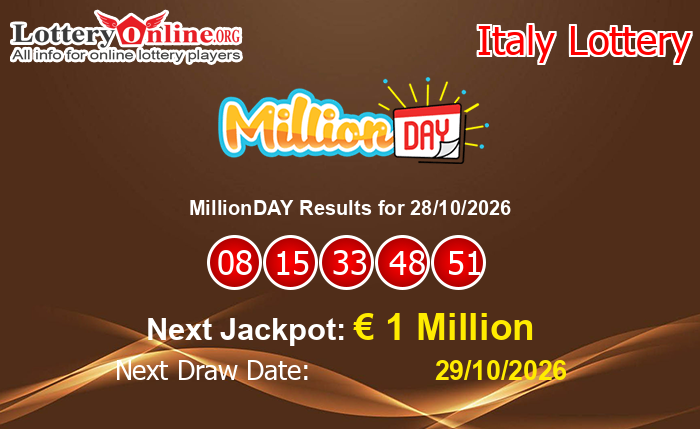 LatestMillionDAY Results