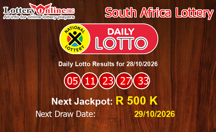 LatestDaily Lotto Results